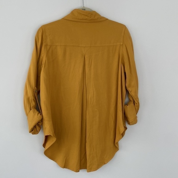 Knox Rose Long Sleeve Loose Button-Down Shirt XS - Picture 3 of 7